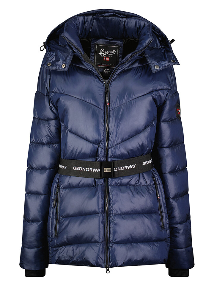 

Пуховик Geographical Norway Elenor, темно синий