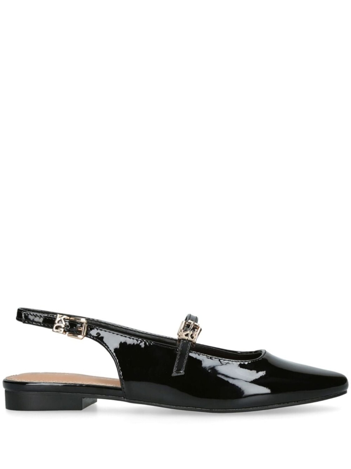 

KG Kurt Geiger балетки с ремешком на пятке, черный