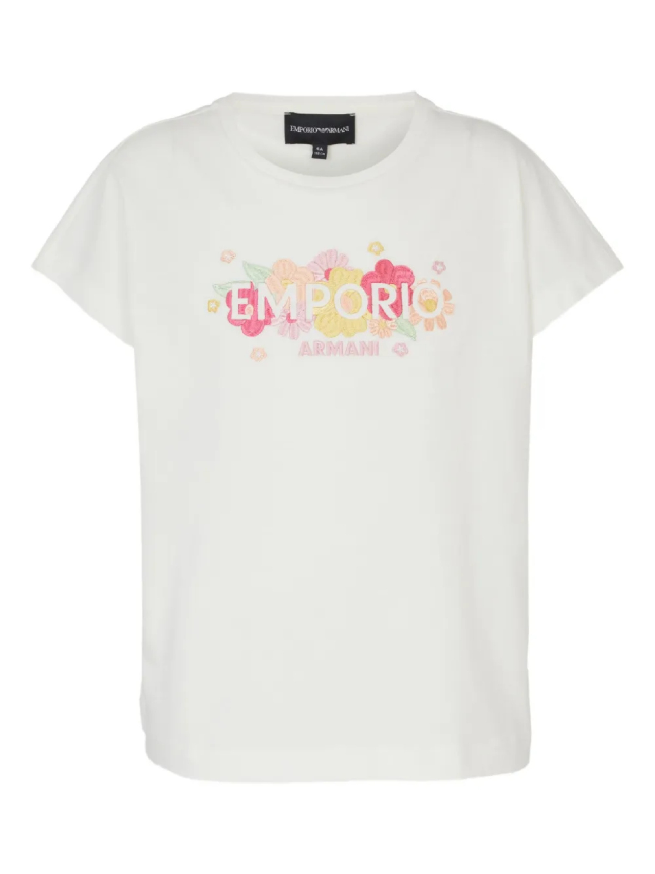 

Футболка из джерси Emporio Armani Kids, белый