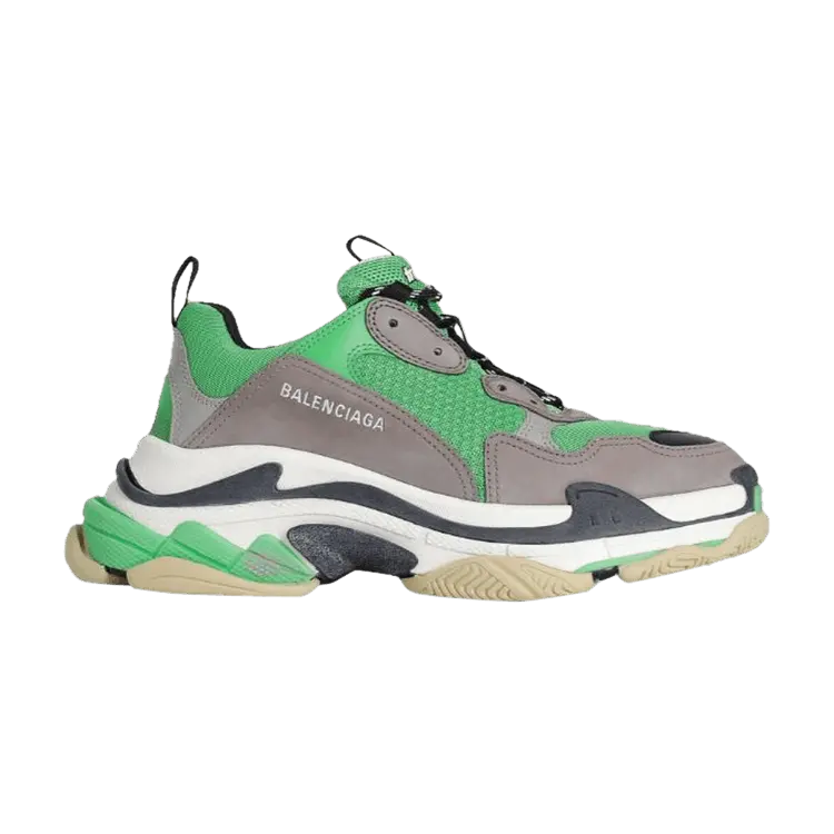 

Кроссовки Balenciaga Triple S Sneaker 'Grey Green', зеленый