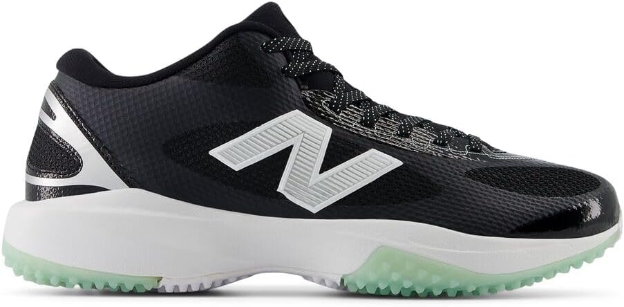 Кроссовки New Balance Mens Freezelx V5 Turf, белый/черный — фото 3