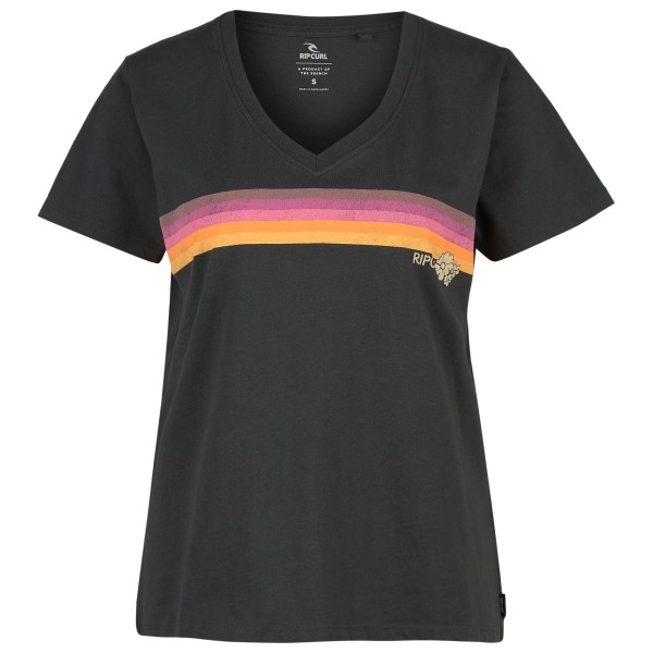 

Женская футболка Surfarama с V-образным вырезом Rip Curl, черный