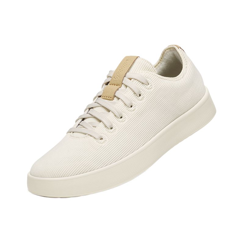 Allbirds Мужские легкие низкие повседневные кроссовки Cruiser из вельвета, кремово-желтого цвета — фото 2