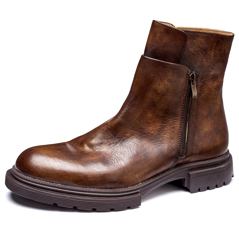 

Fabrication Мужские зимние ботинки с меховой подкладкой коричневые, цвет Brown Fur-Lined