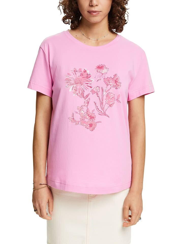 

Футболка ESPRIT Shirt, розовый