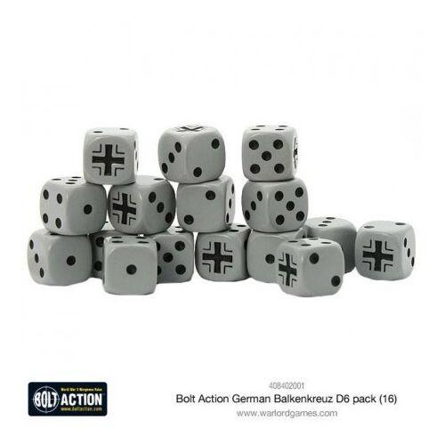

Фигурки German Balkenkreuz D6 Dice (16) Warlord Games