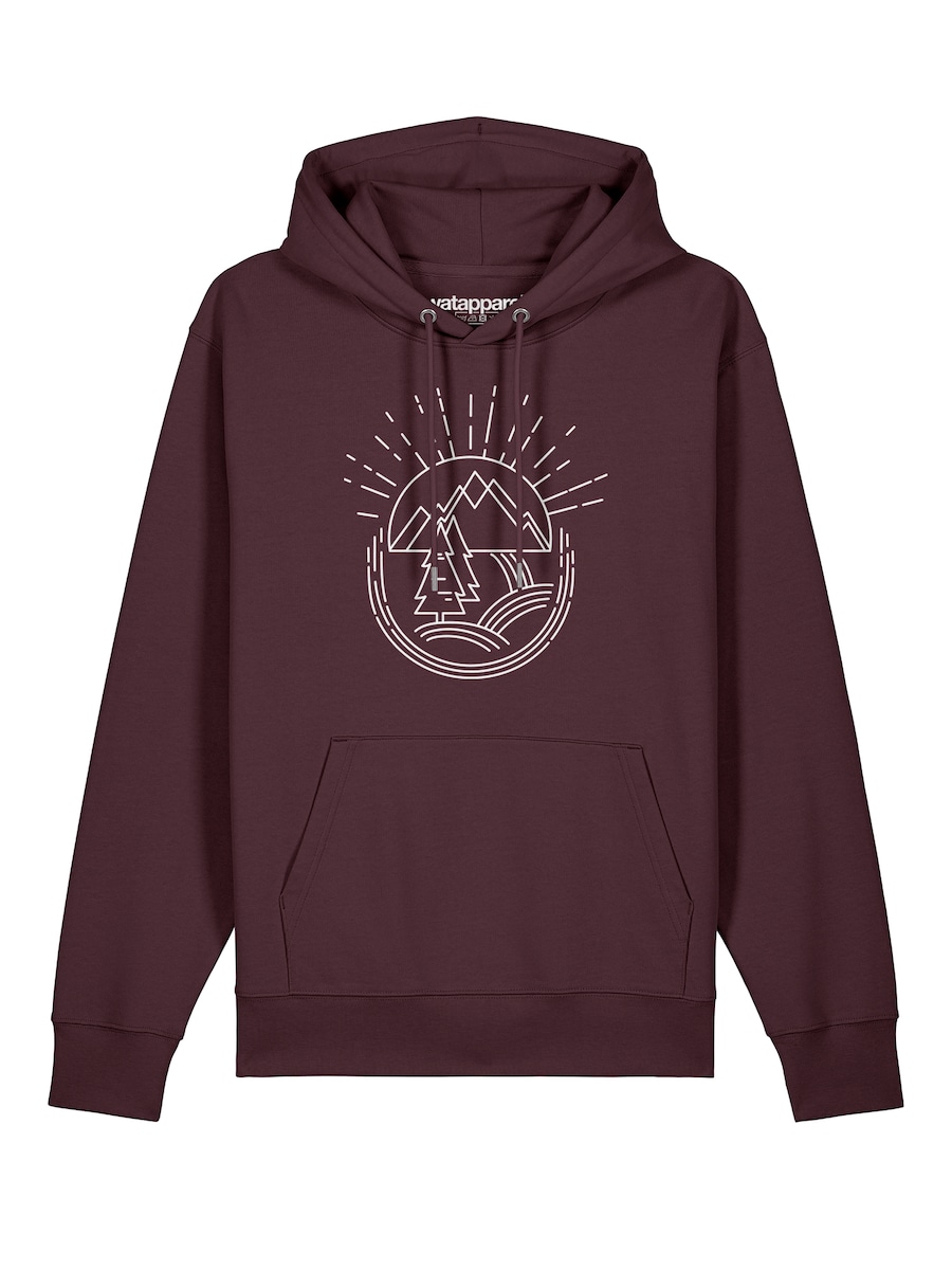 

Толстовка Watapparel Natur ist schön, бордовый/темно-красный