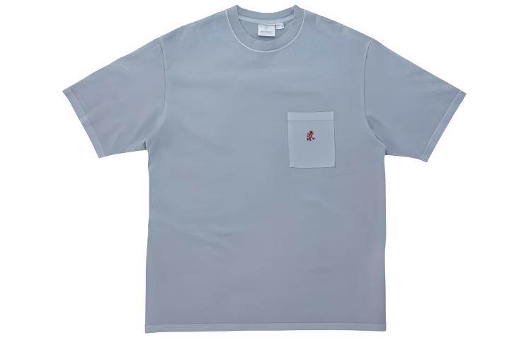 

Футболка с вышитым логотипом Gramicci, mediumсерый/medium серый