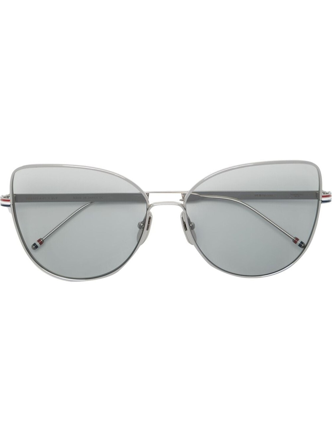 

Thom Browne Eyewear солнцезащитные очки в оправе 'кошачий глаз', черный