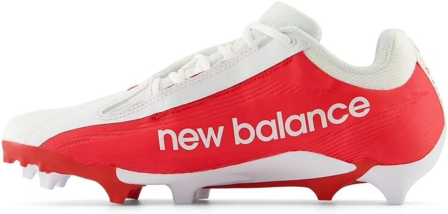 Кроссовки для лакросса New Balance Burnx4 унисекс, White Red — фото 2