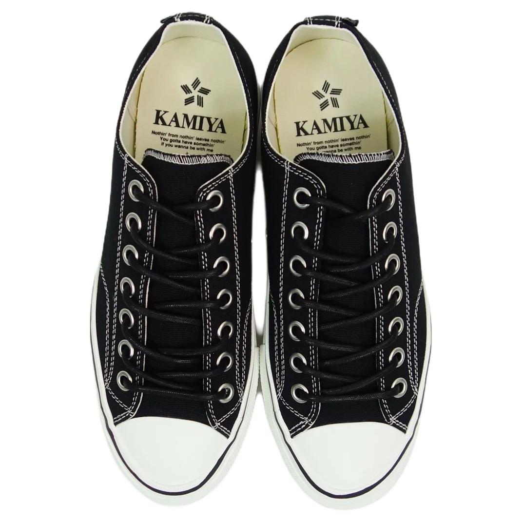 MIHARA YASUHIRO Кроссовки KAMIYA Joey Low top Canvas Unisex Black — фото 4
