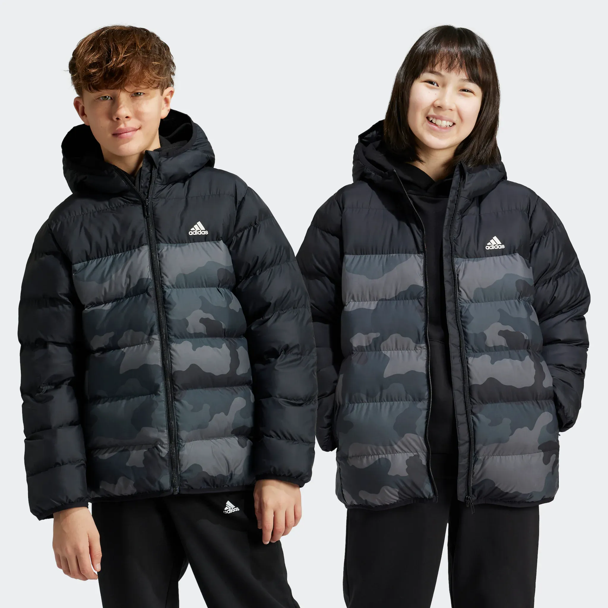 

Adidas Спортивная куртка для активного отдыха «J SD AOP JKT» Adidas Sportswear, цвет Black / Grey Six