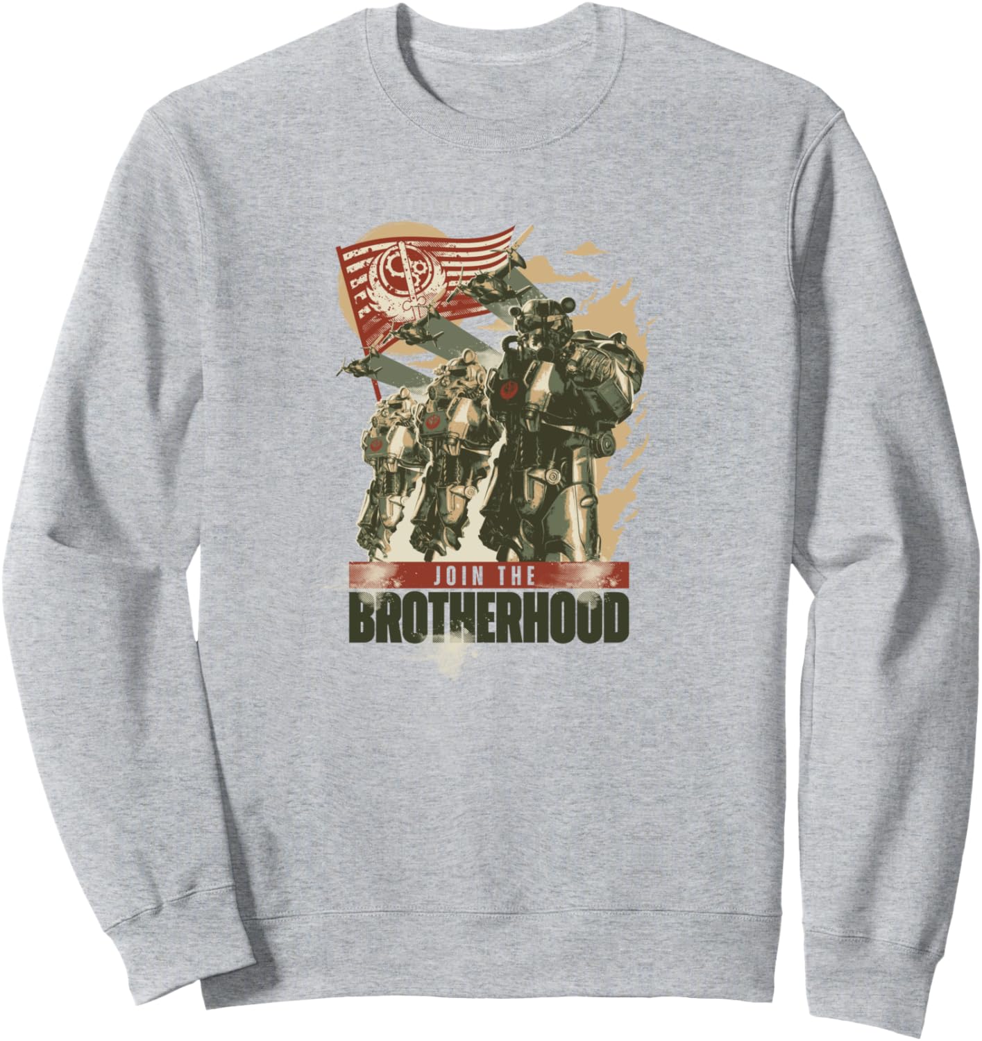 

Толстовка Присоединяйся к Братству Fallout, серая, Серый, Толстовка Присоединяйся к Братству Fallout, серая