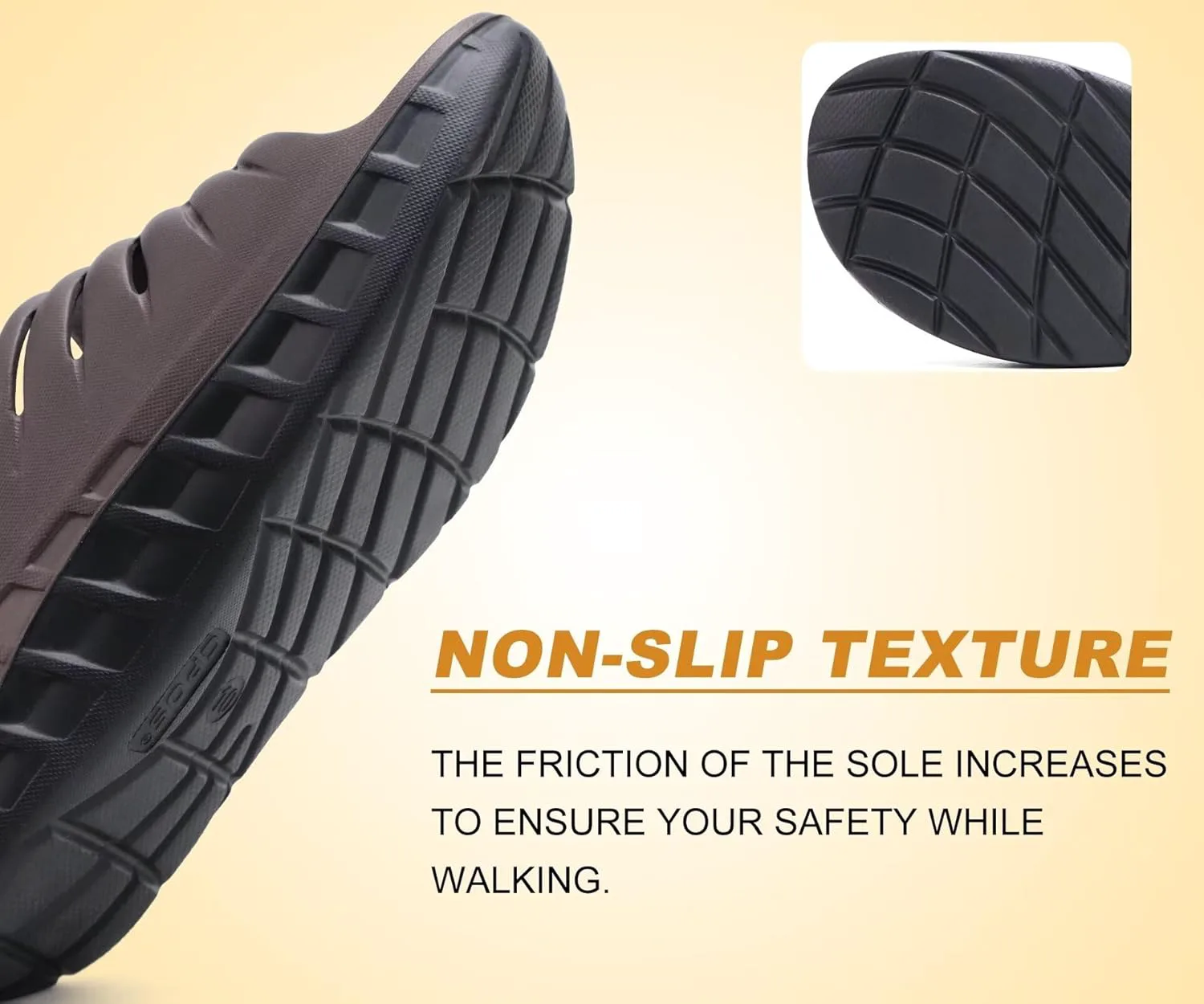 

Мужские ортопедические сандалии KuaiLu с поддержкой свода стопы, открытым носком и амортизацией