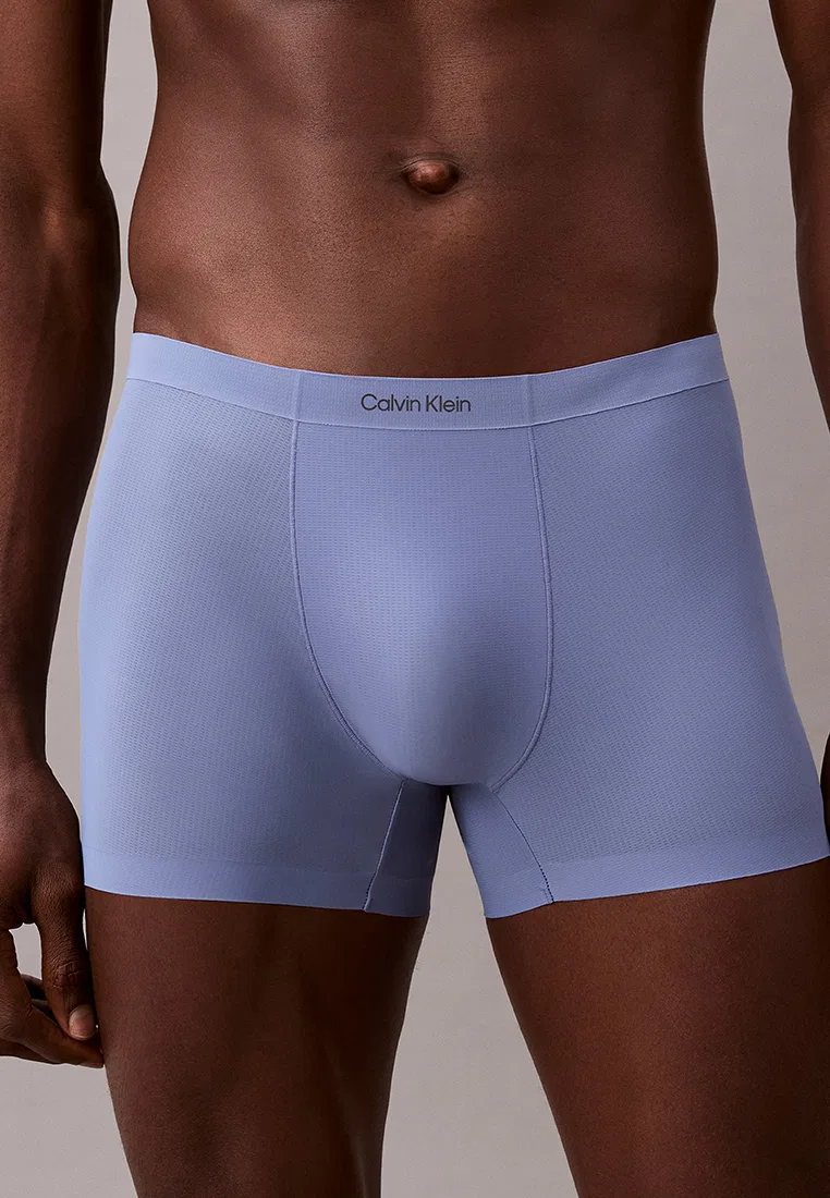 Трусы, микрофибра сетка, Calvin Klein, синий — фото 3