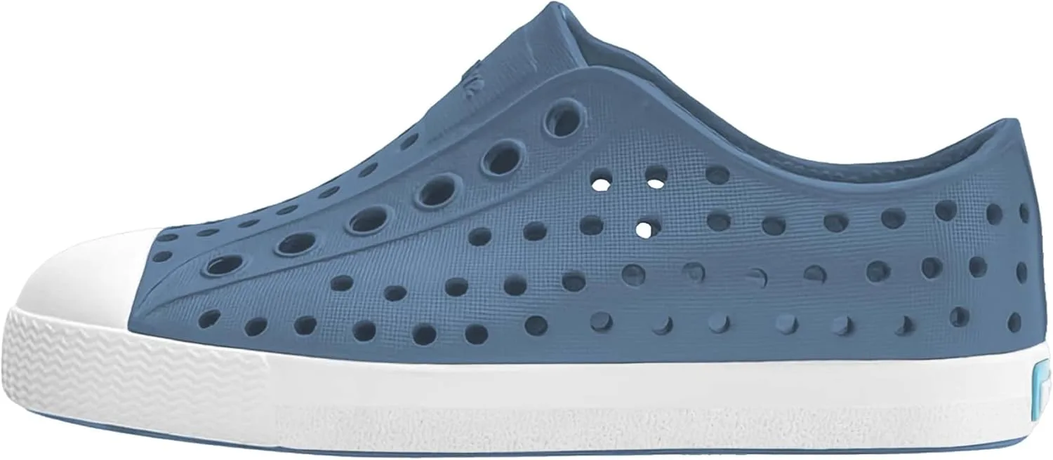 

Кроссовки Native Shoes Jefferson для детей любого пола (малыши/маленькие дети), сине-белый