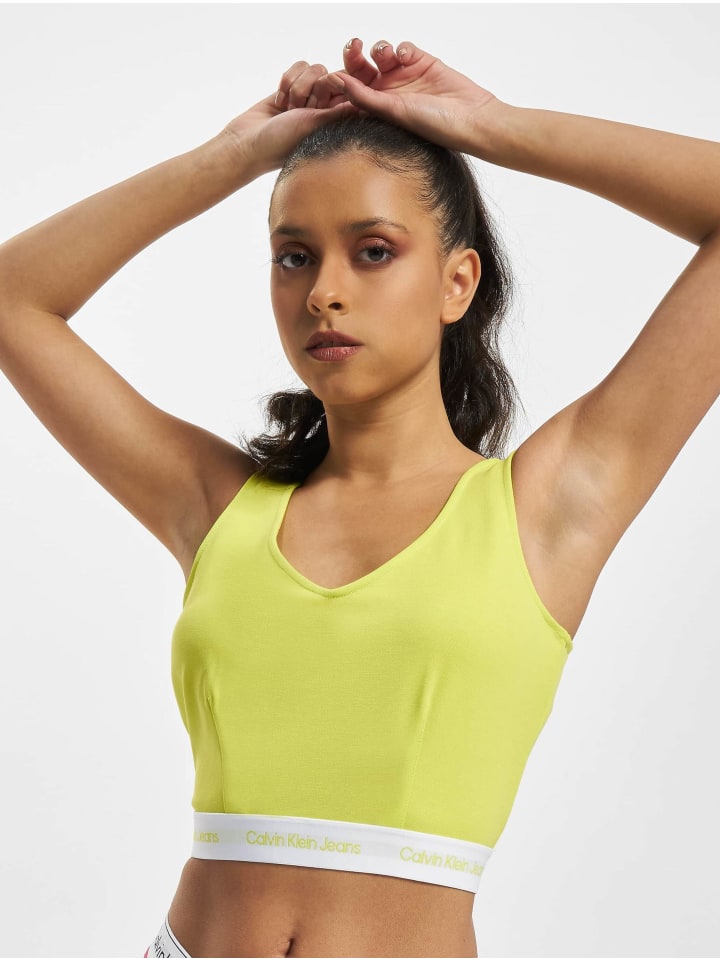 Топ Calvin Klein, цвет lemon lime — фото 3