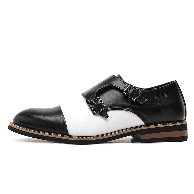 PEHL Мужские повседневные кроссовки Low Top бело-коричневые, цвет White Brown — фото 4