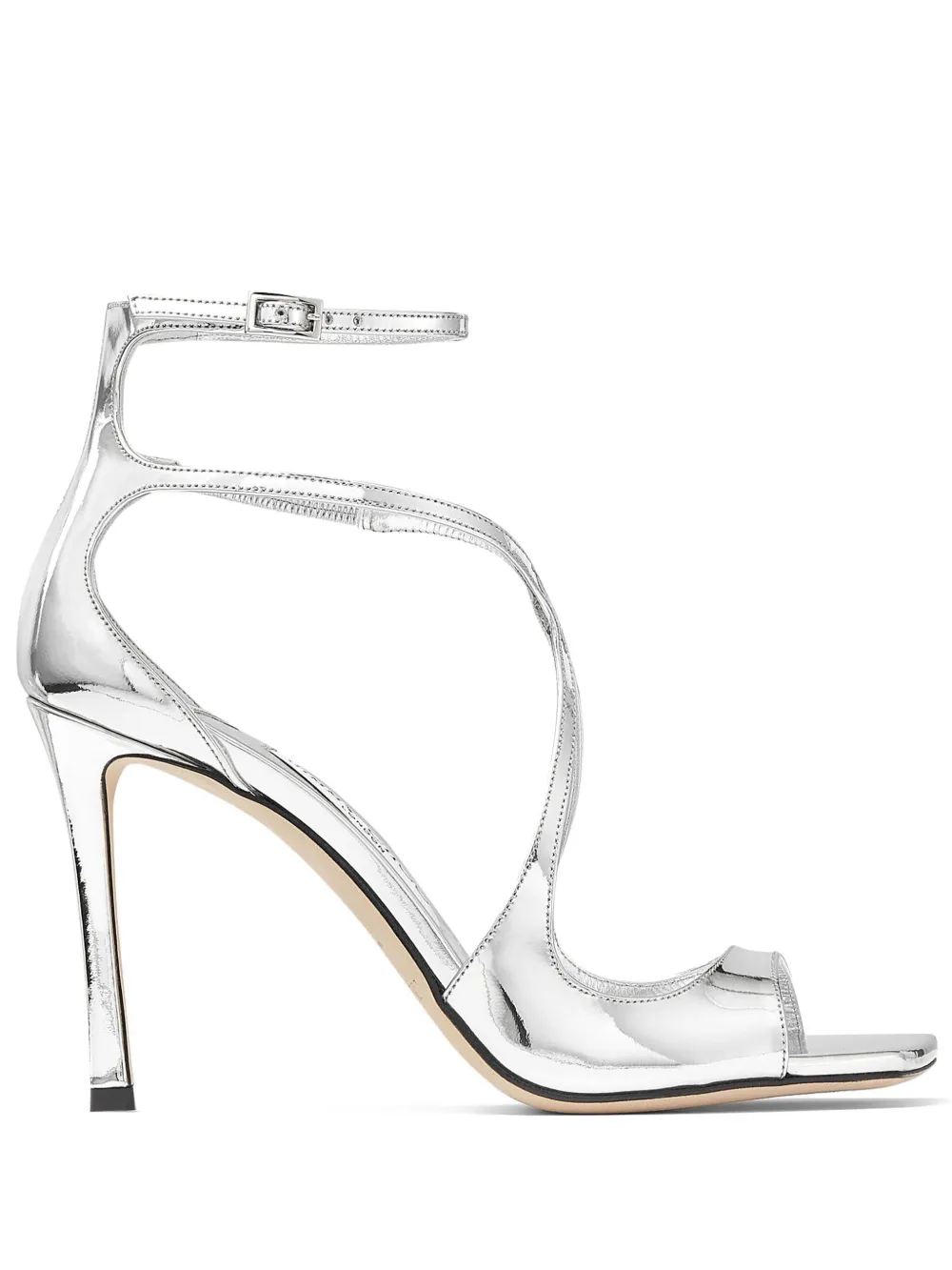 Босоножки Azia 95 JIMMY CHOO, серебяный