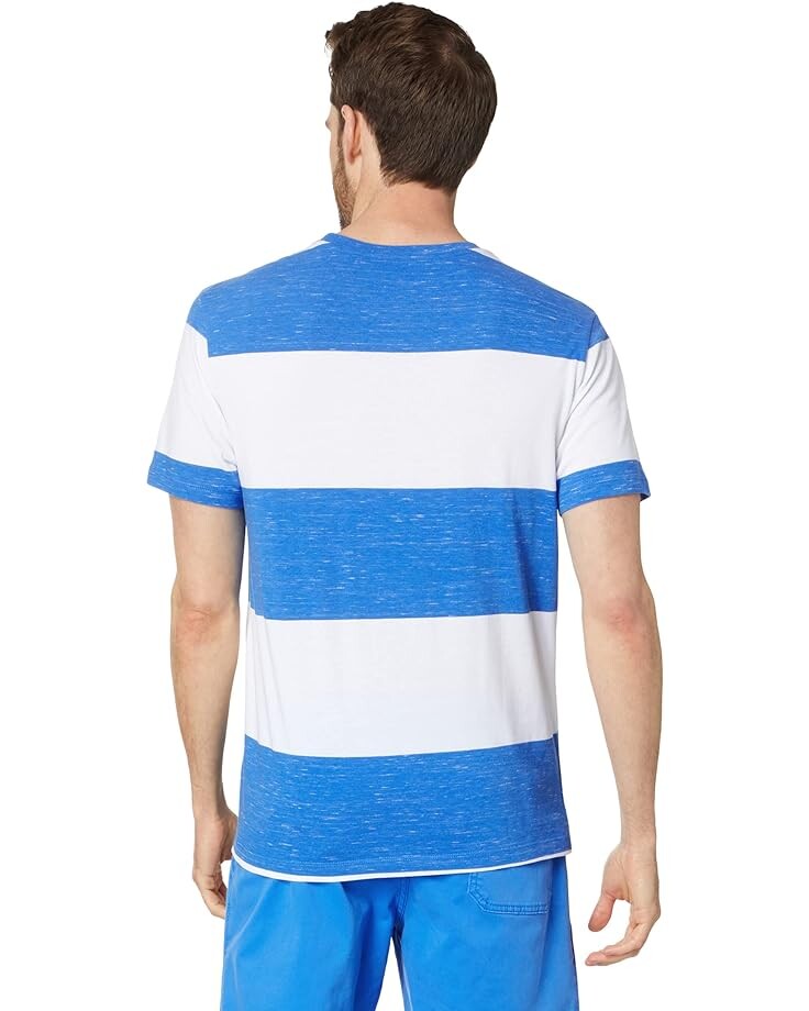 

Футболка U.S. POLO ASSN. Short Sleeve Space Dye Crew Neck Tee, цвет Super Sonic Blue