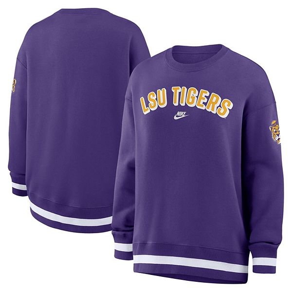 

Женский фиолетовый свитер lsu tigers oversized legacy phoenix Nike