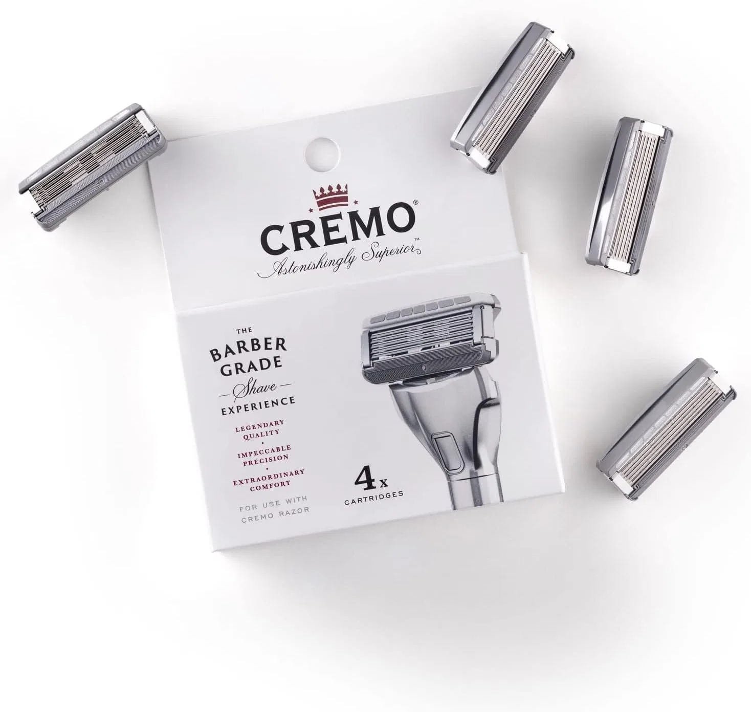 Мужские сменные лезвия для бритвы 4 шт. от Cremo Cremo