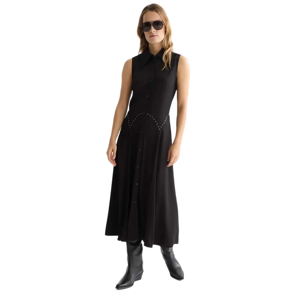 

Платье-миди без рукавов Scotch & Soda UFU01436T, черный