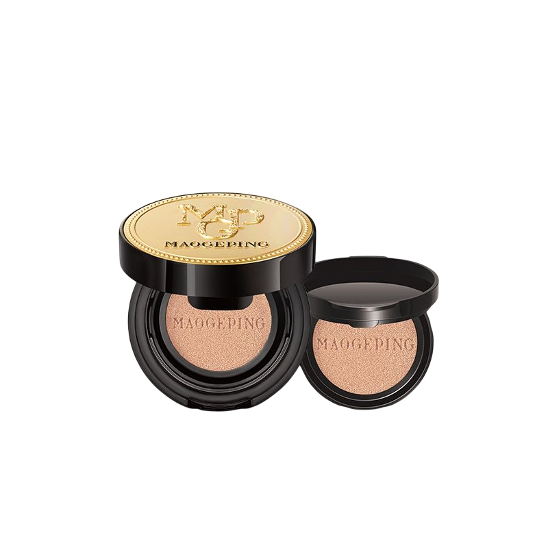 Тональный кушон MAOGEPING Luxury Caviar Flawless Cushion #801 со сменным блоком, 10 г*2