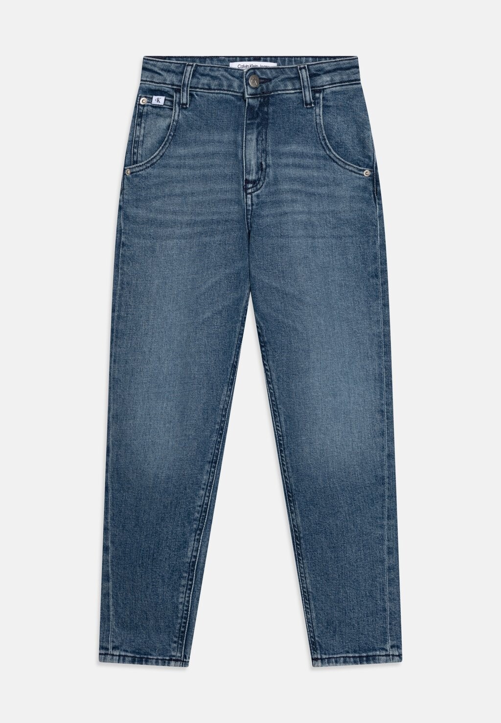 

Джинсы-сигареты Barrel Calvin Klein Jeans, цвет stone mid blue