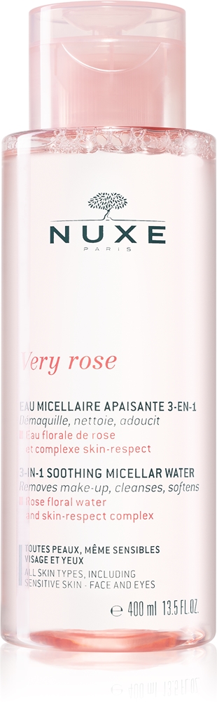 

Очень розовая разглаживающая мицеллярная вода для лица и глаз Nuxe, 400 мл