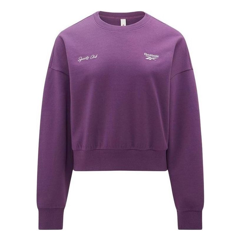 

Свитер (WMNS) Reebok Sports Club Pullover 'Purple', фиолетовый