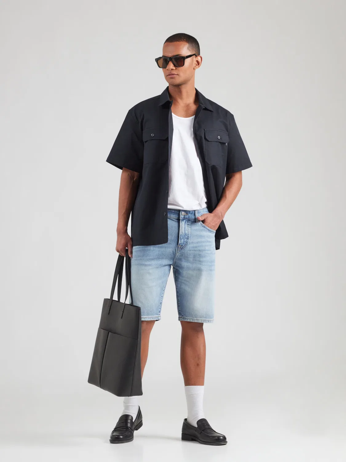 Джинсы Boss Regular Jeans Re.Maine светло-голубого цвета — фото 4