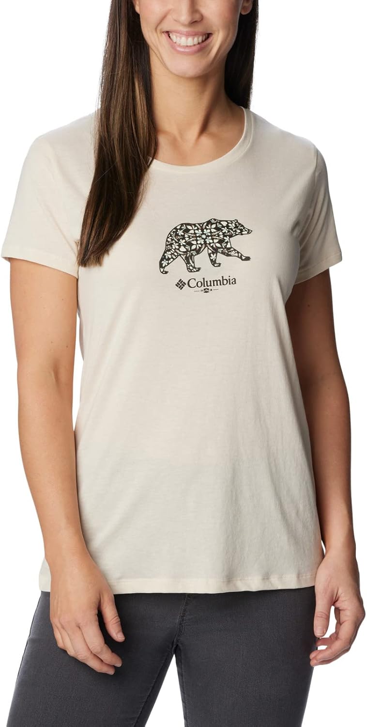 

Columbia Womens Daisy Days футболка с коротким рукавом и принтом, White, Белый, Columbia Womens Daisy Days футболка с коротким рукавом и принтом, White