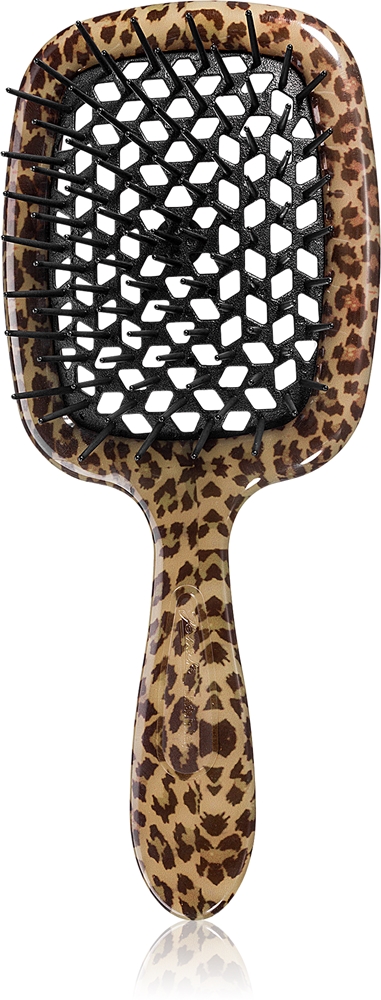 

Большая плоская пятнистая щетка для волос Superbrush Janeke, 20,3 x 8,5 x 3,1 cm
