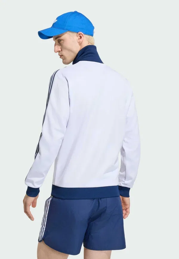 Толстовка на молнии Beckenbauer tt zip up sweatshirt Adidas Originals, замороженный фиолетовый — фото 2