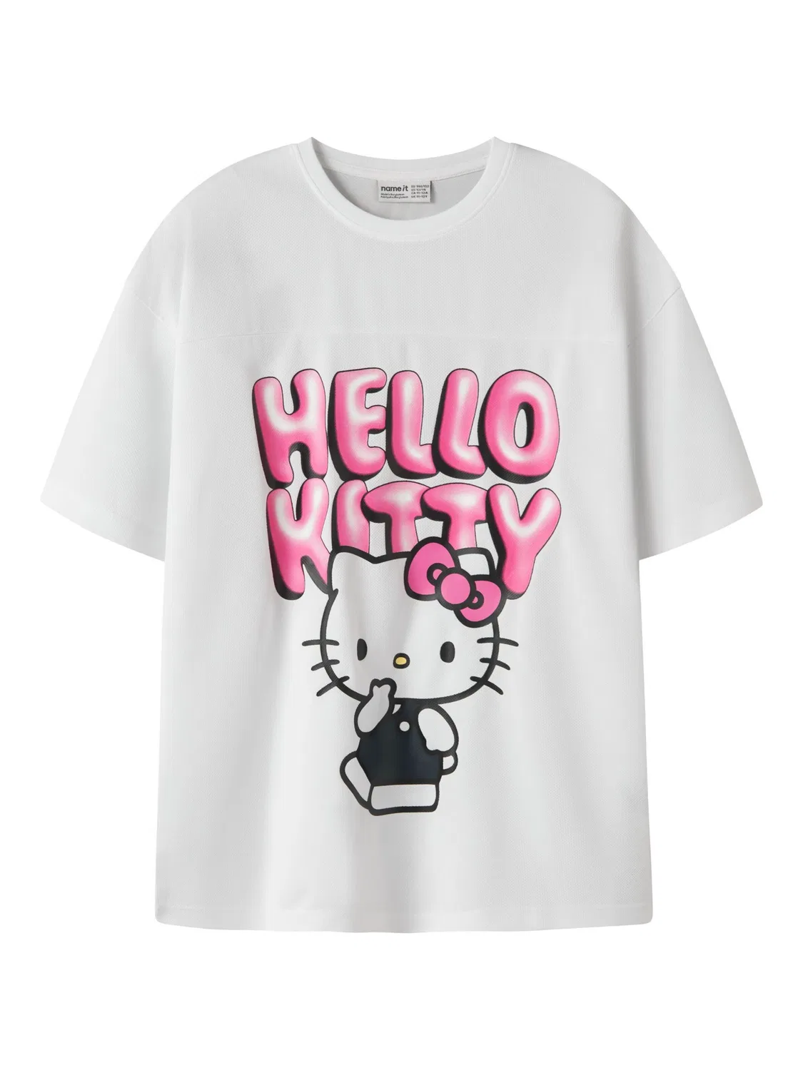 Футболка 'NKFFoba Hello Kitty' Name It, White