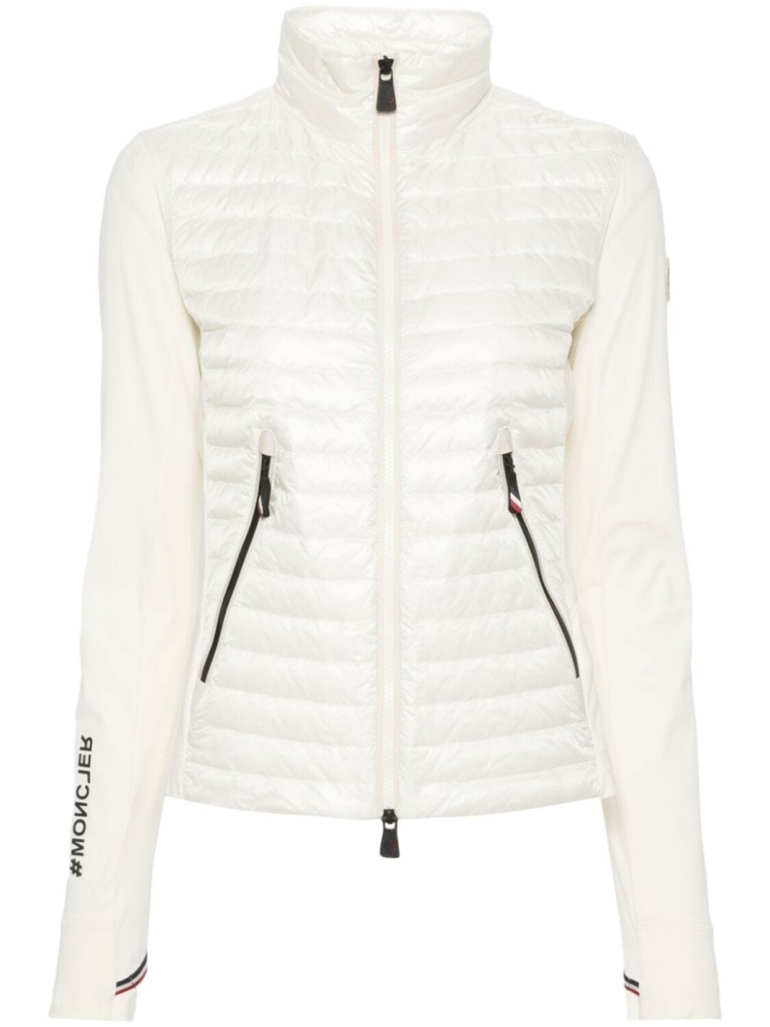 

Moncler Grenoble легкая куртка со стегаными вставками, нейтральный цвет