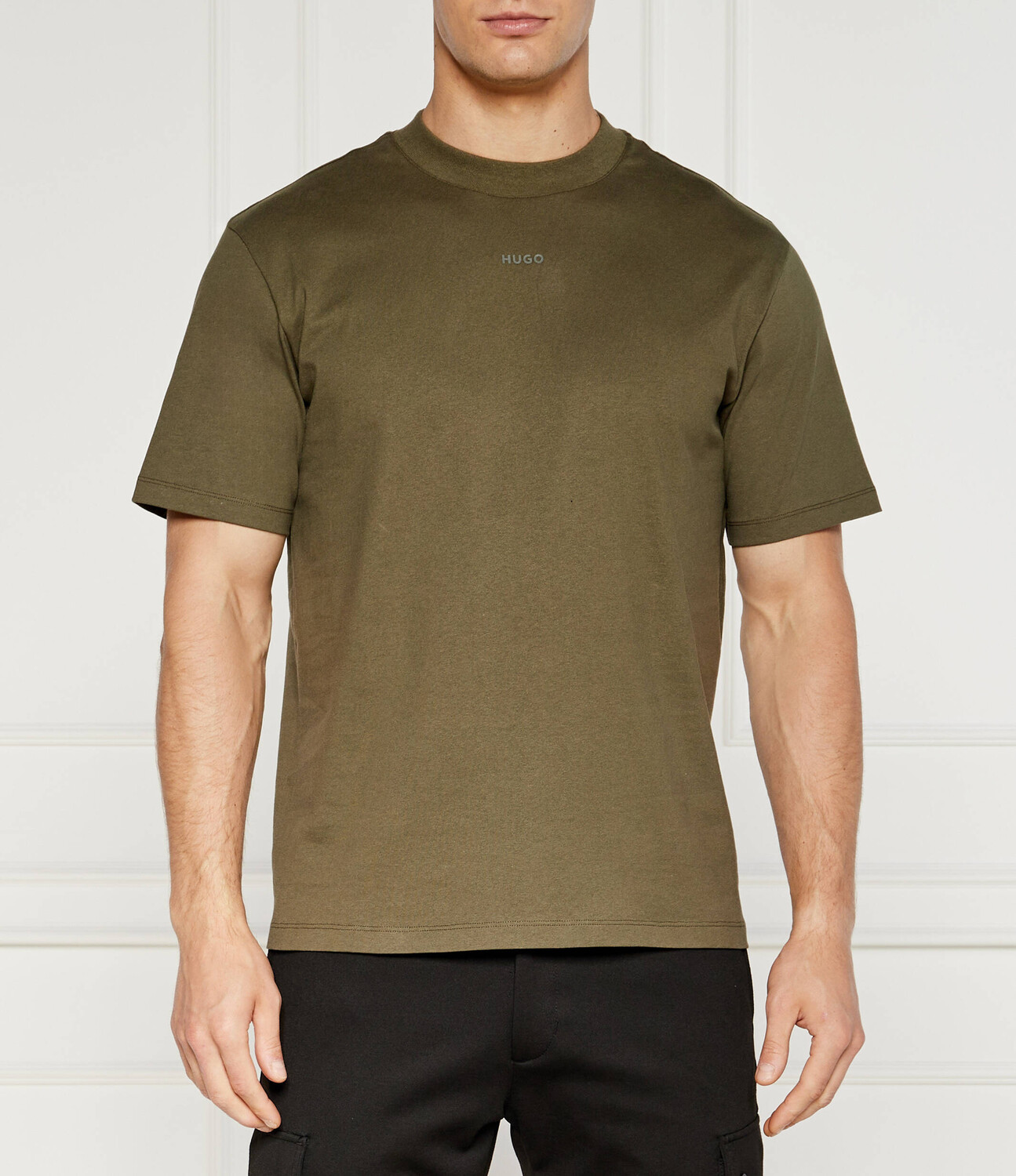 

Футболка HUGO Dapolino Relaxed fit, цвет cachi