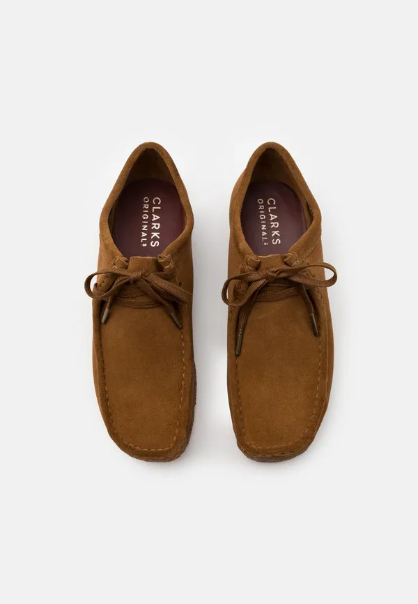 Повседневные кроссовки wallabee на шнуровке Clarks Originals, Cola — фото 4