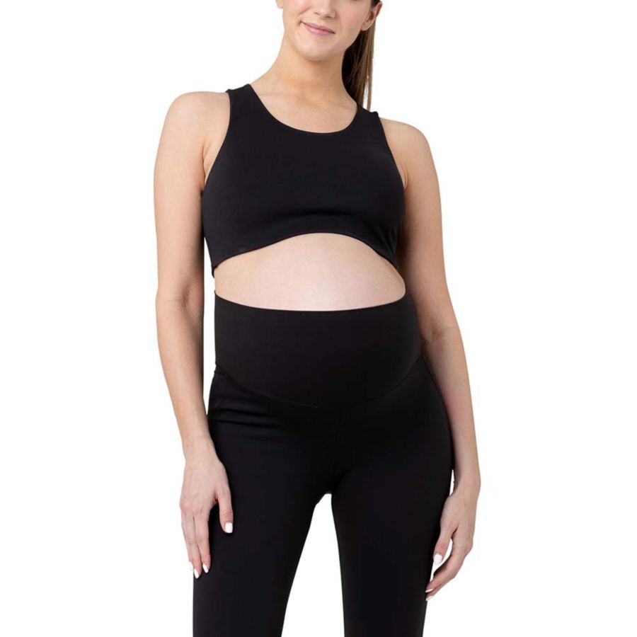 

Укороченный топ для беременных Tempo Active, черный Ripe Maternity, Black