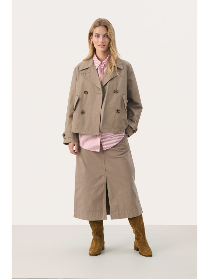 

Куртка NelliPW, прямого кроя, в цвете Desert Taupe PART TWO