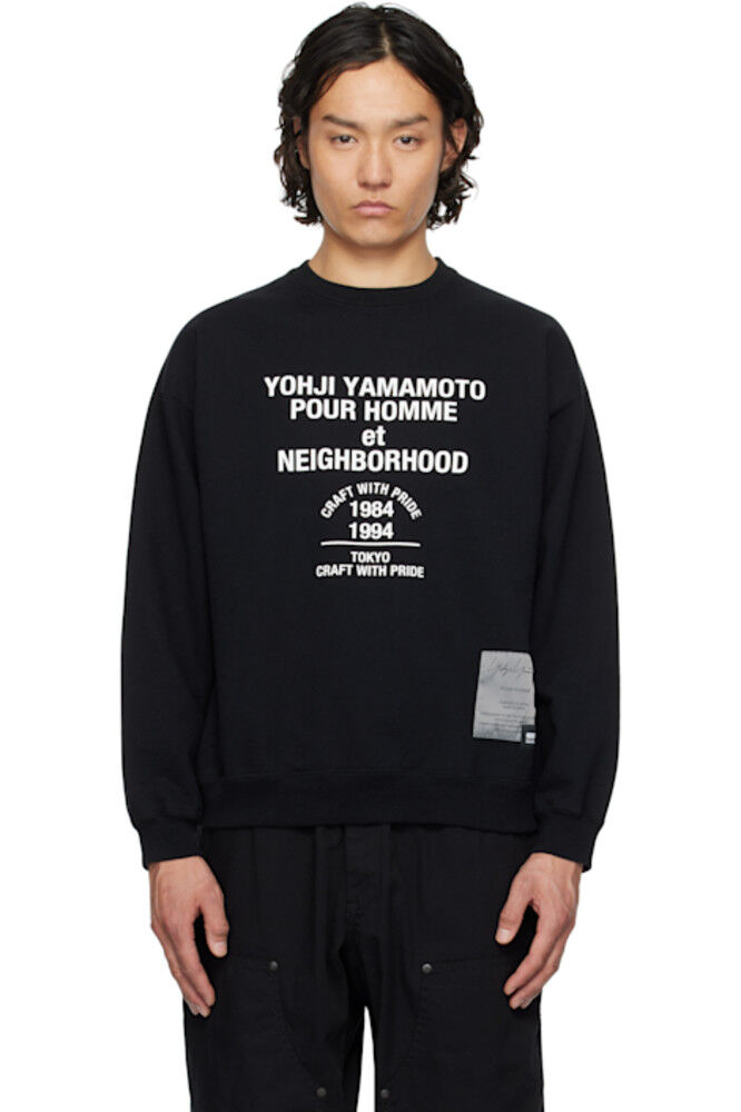 

Черная толстовка NEIGHBORHOOD Edition LS YOHJI YAMAMOTO