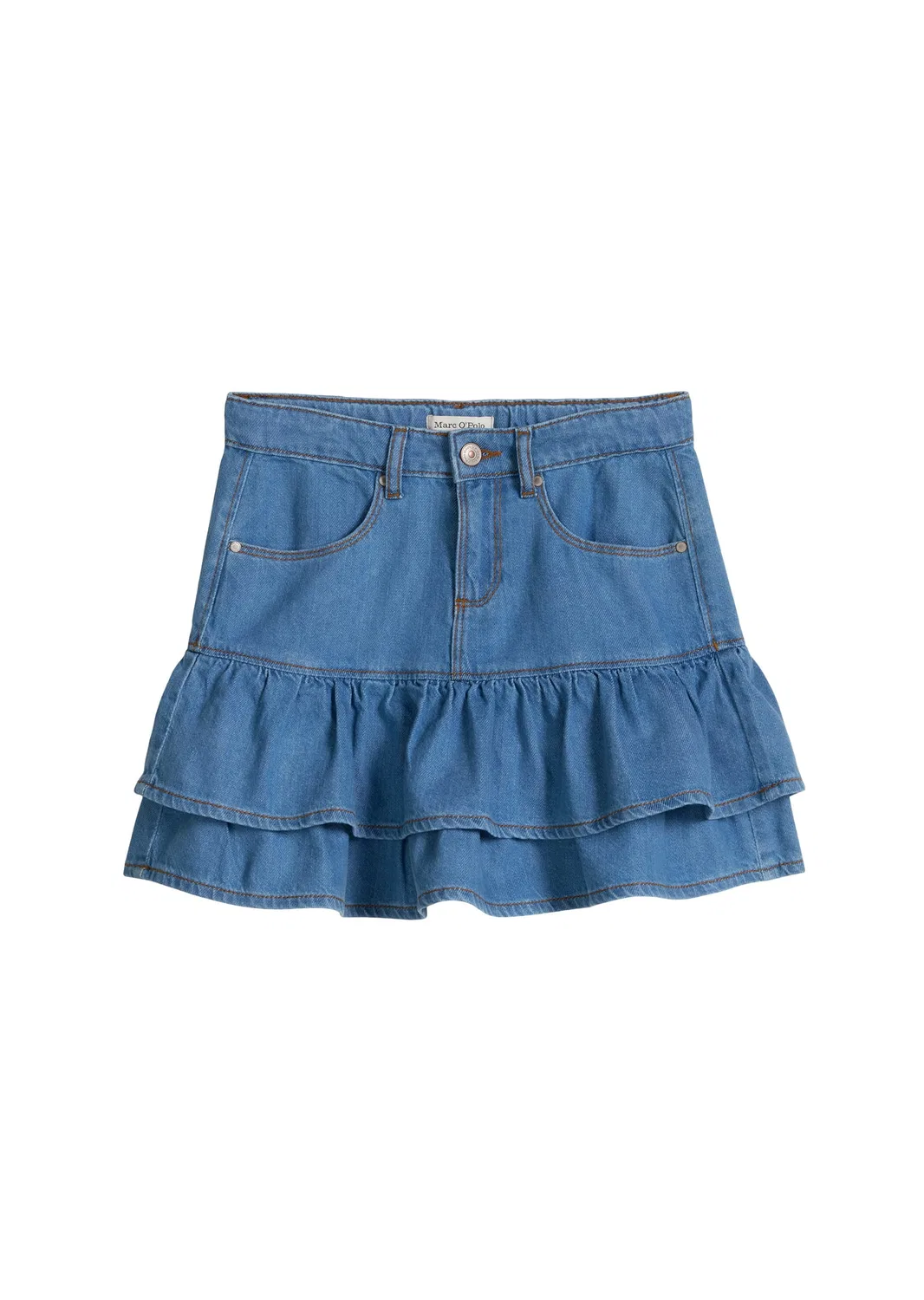 Юбка джинсовая из органического хлопка Marc O'Polo, mid blue denim
