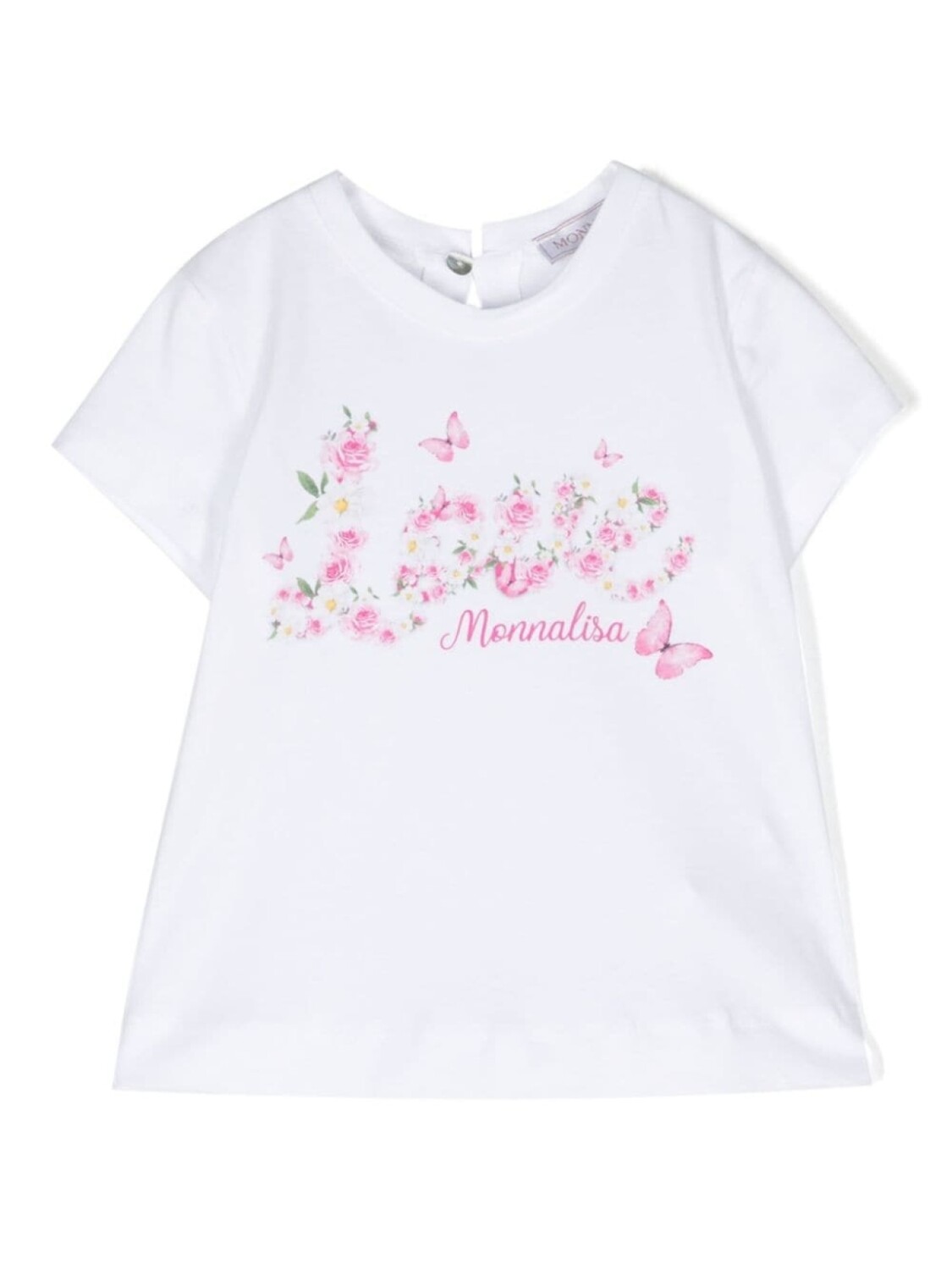 

Monnalisa футболка St. Love с принтом, белый