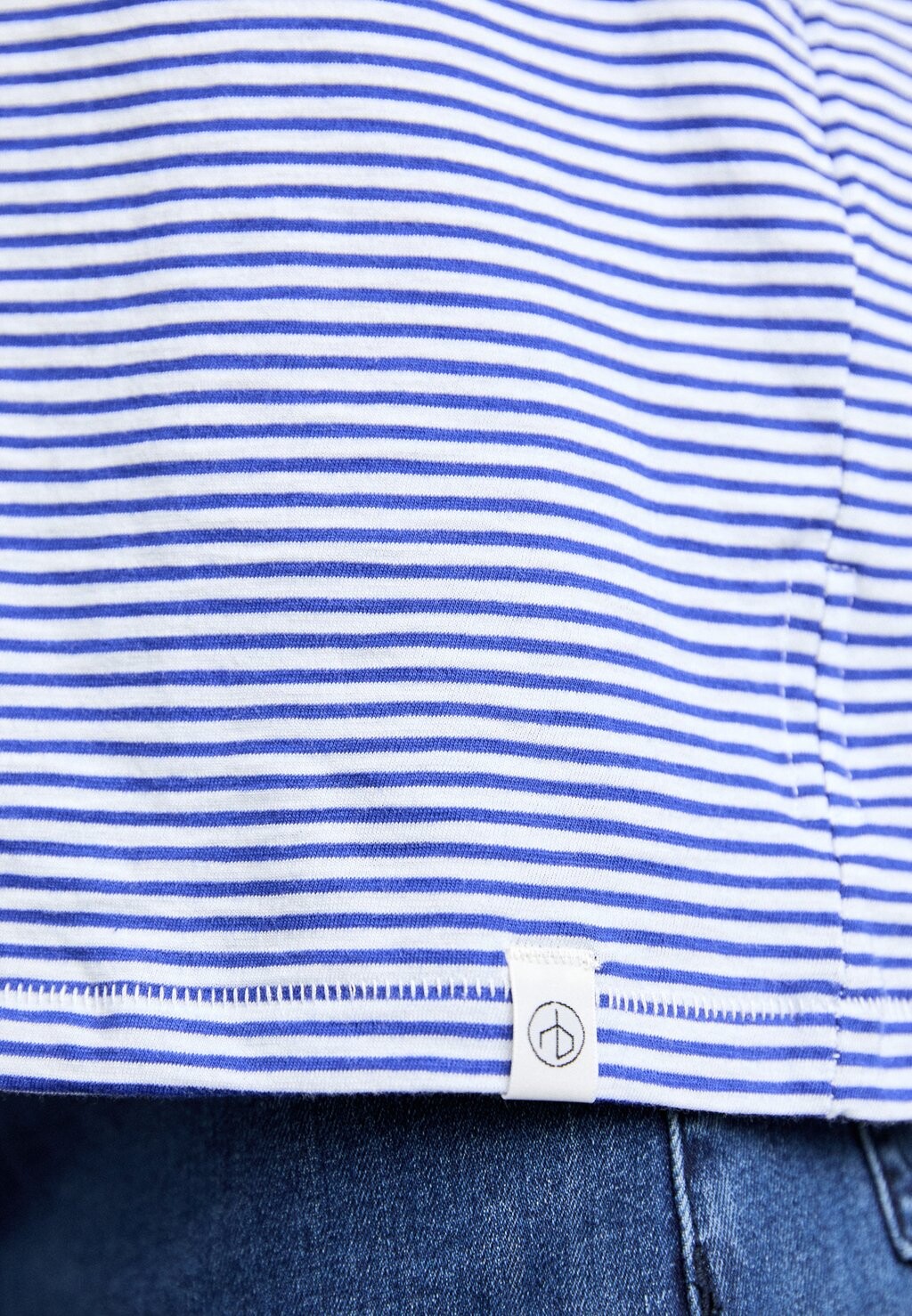 

Принт на футболке MINI SLUB STRIPE BOYFRIEND TEE rag & bone, разноцветный