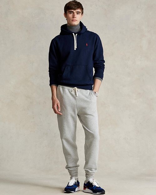 

RL Флисовая толстовка с капюшоном Polo Ralph Lauren, цвет Blue