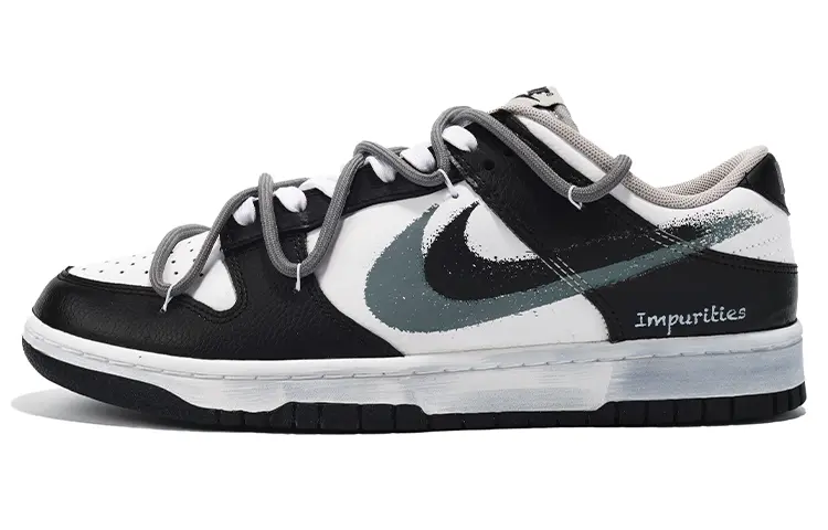 

Кроссовки Nike Dunk Skateboard Shoes Men Low-Top Black White Gray