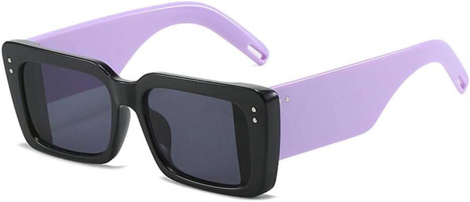 

MUTYNE Модные винтажные квадратные солнцезащитные очки для мужчин и женщин, модные очки с широкими дужками, прямоугольные солнцезащитные очки с градиентным переходом, аксессуары, C3