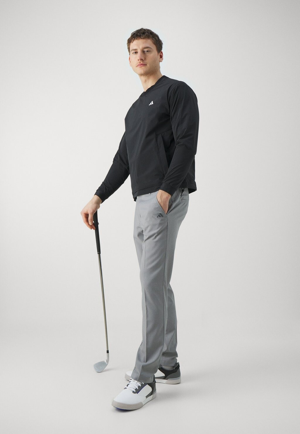 Брюки Adi Golf adidas Golf, цвет grey three — фото 4
