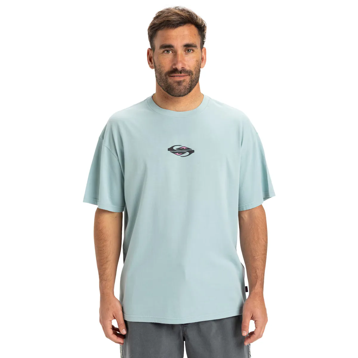 

Мужская футболка Quiksilver Gh Qs Global Heat, светло-голубой